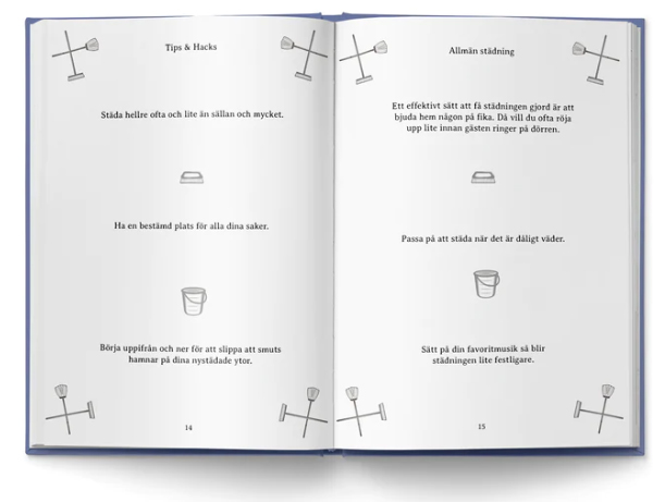 Bok Tips & Hacks: Städning